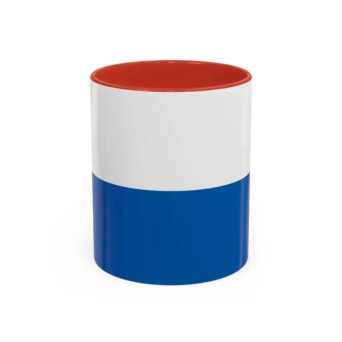 Flag of Legnica Poland - Accent Coffee Mug 11oz Red - Go Mug Yourself