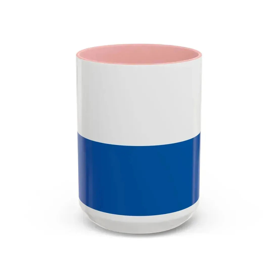 Flag of Legnica Poland - Accent Coffee Mug 15oz Pink - Go Mug Yourself