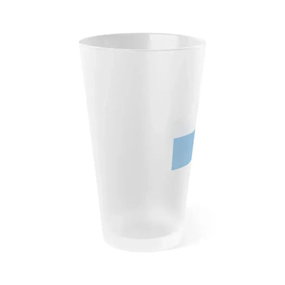 Flag of Legnica Poland - Frosted Pint Glass 16oz - Go Mug Yourself