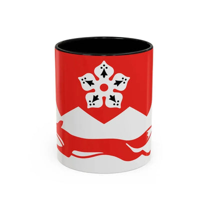 Flag of Leicestershire UK - Accent Coffee Mug 11oz Black - Go Mug Yourself