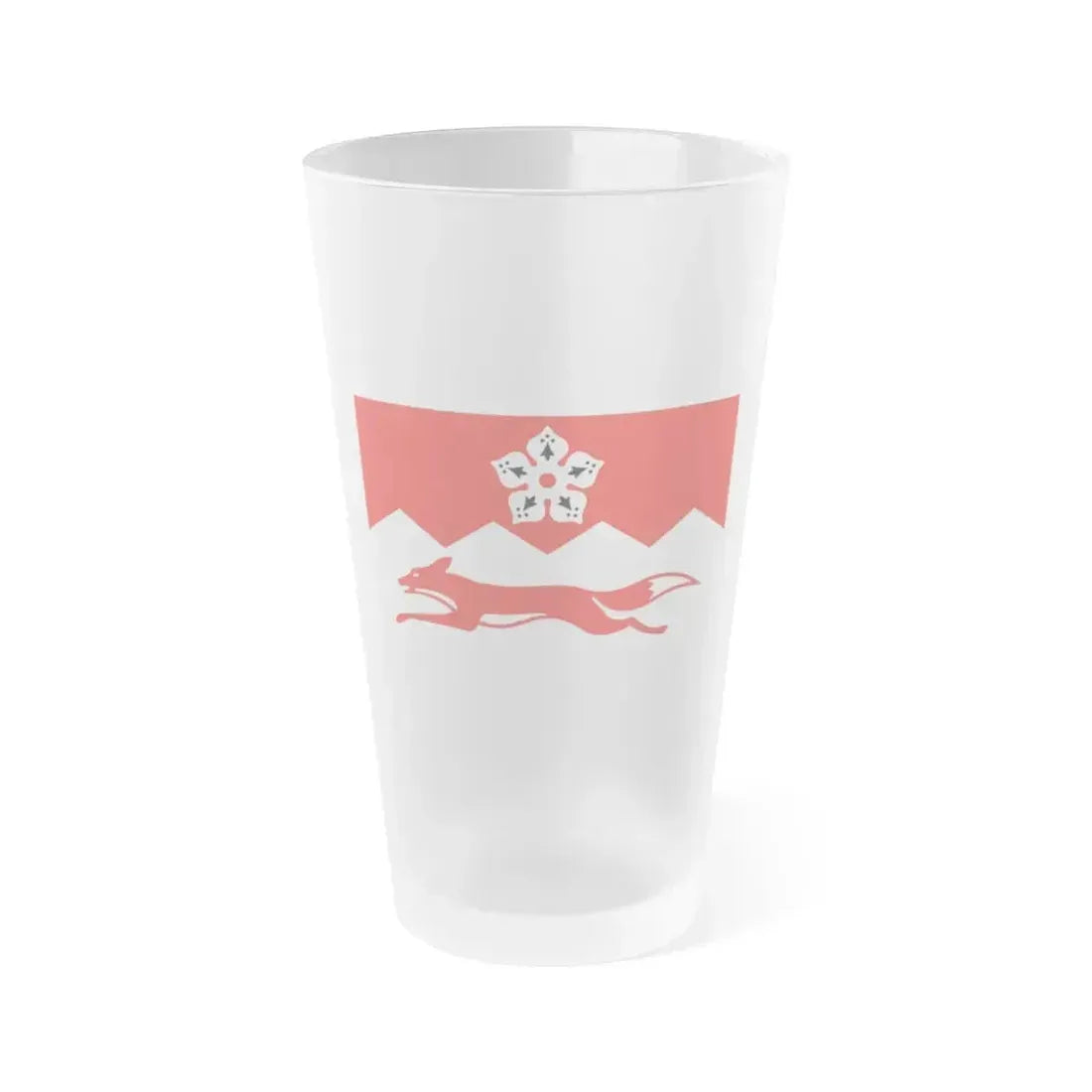 Flag of Leicestershire UK - Frosted Pint Glass 16oz 16oz Frosted - Go Mug Yourself
