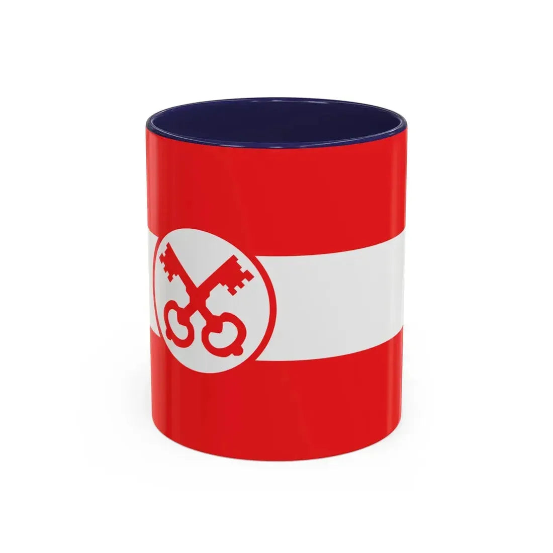 Flag of Leiden The Holland city of the oldest Dutch university Leiden University and Birthplace of Rembrandt Rembrandt Netherlands - Accent Coffee Mug 11oz Navy - Go Mug Yourself