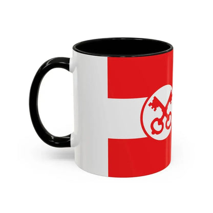 Flag of Leiden The Holland city of the oldest Dutch university Leiden University and Birthplace of Rembrandt Rembrandt Netherlands - Accent Coffee Mug - Go Mug Yourself