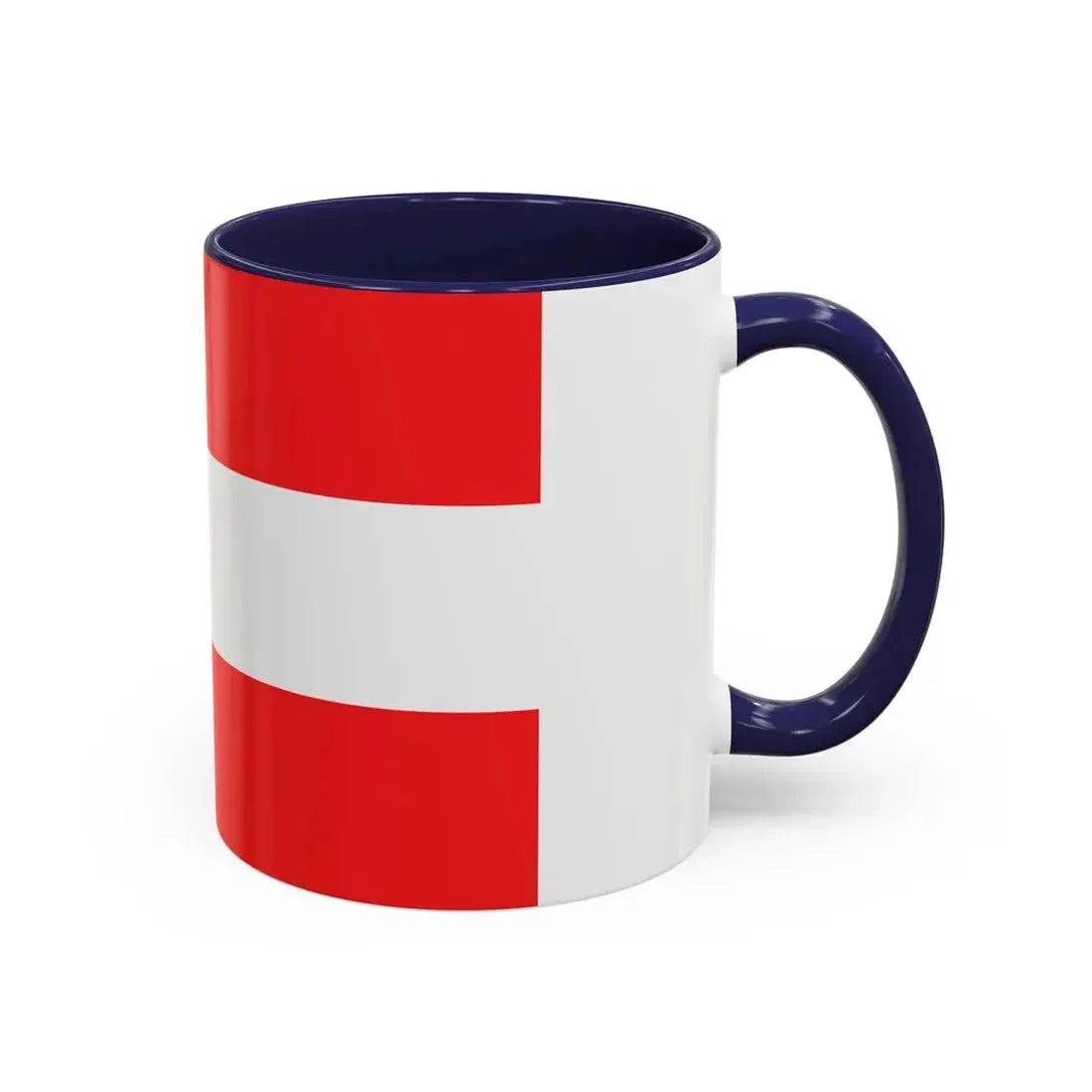 Flag of Leiden The Holland city of the oldest Dutch university Leiden University and Birthplace of Rembrandt Rembrandt Netherlands - Accent Coffee Mug - Go Mug Yourself