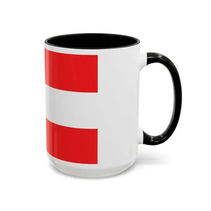 Flag of Leiden The Holland city of the oldest Dutch university Leiden University and Birthplace of Rembrandt Rembrandt Netherlands - Accent Coffee Mug - Go Mug Yourself