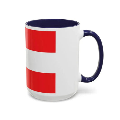 Flag of Leiden The Holland city of the oldest Dutch university Leiden University and Birthplace of Rembrandt Rembrandt Netherlands - Accent Coffee Mug - Go Mug Yourself