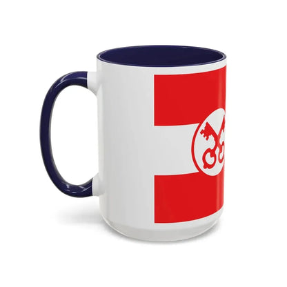 Flag of Leiden The Holland city of the oldest Dutch university Leiden University and Birthplace of Rembrandt Rembrandt Netherlands - Accent Coffee Mug - Go Mug Yourself