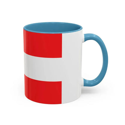 Flag of Leiden The Holland city of the oldest Dutch university Leiden University and Birthplace of Rembrandt Rembrandt Netherlands - Accent Coffee Mug - Go Mug Yourself