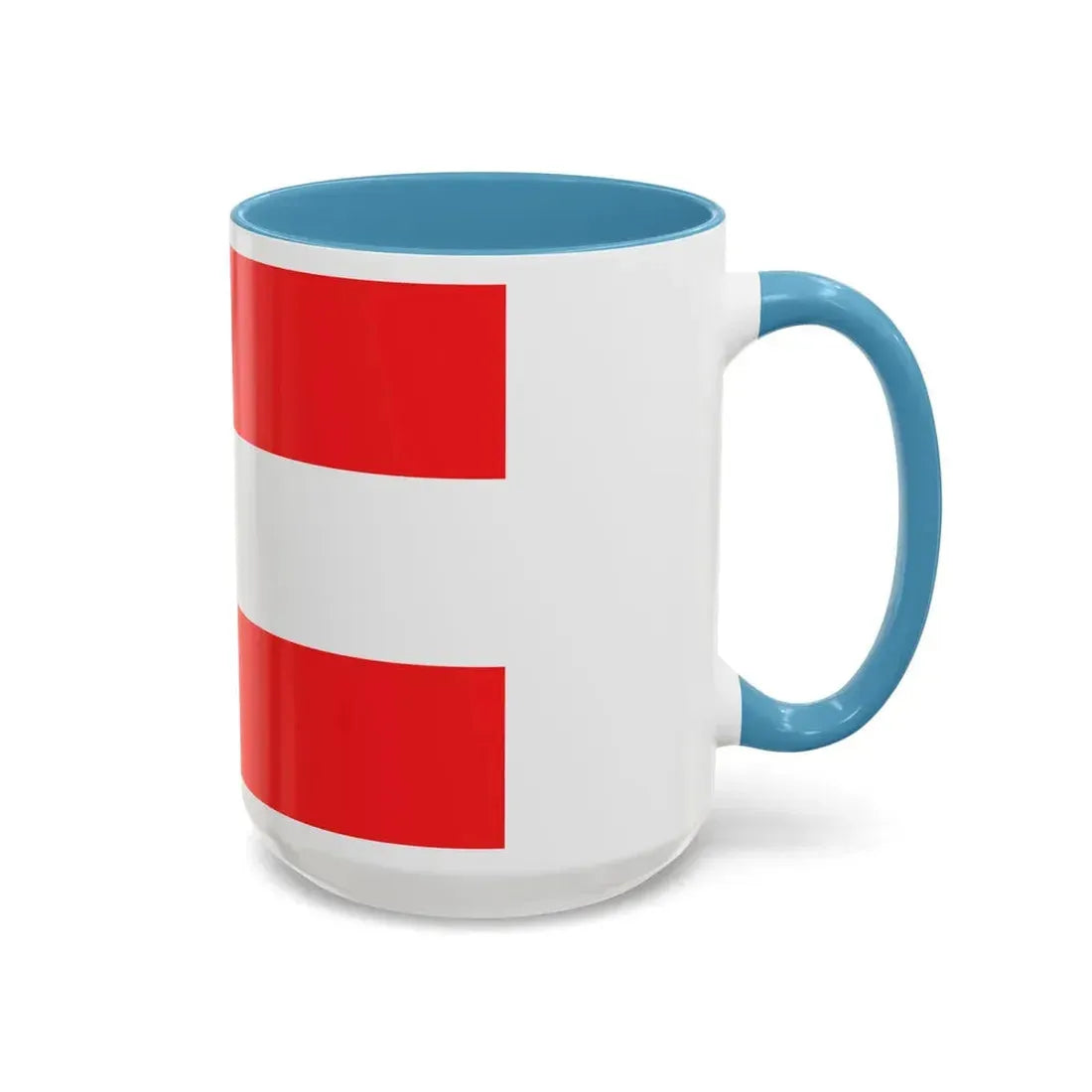 Flag of Leiden The Holland city of the oldest Dutch university Leiden University and Birthplace of Rembrandt Rembrandt Netherlands - Accent Coffee Mug - Go Mug Yourself