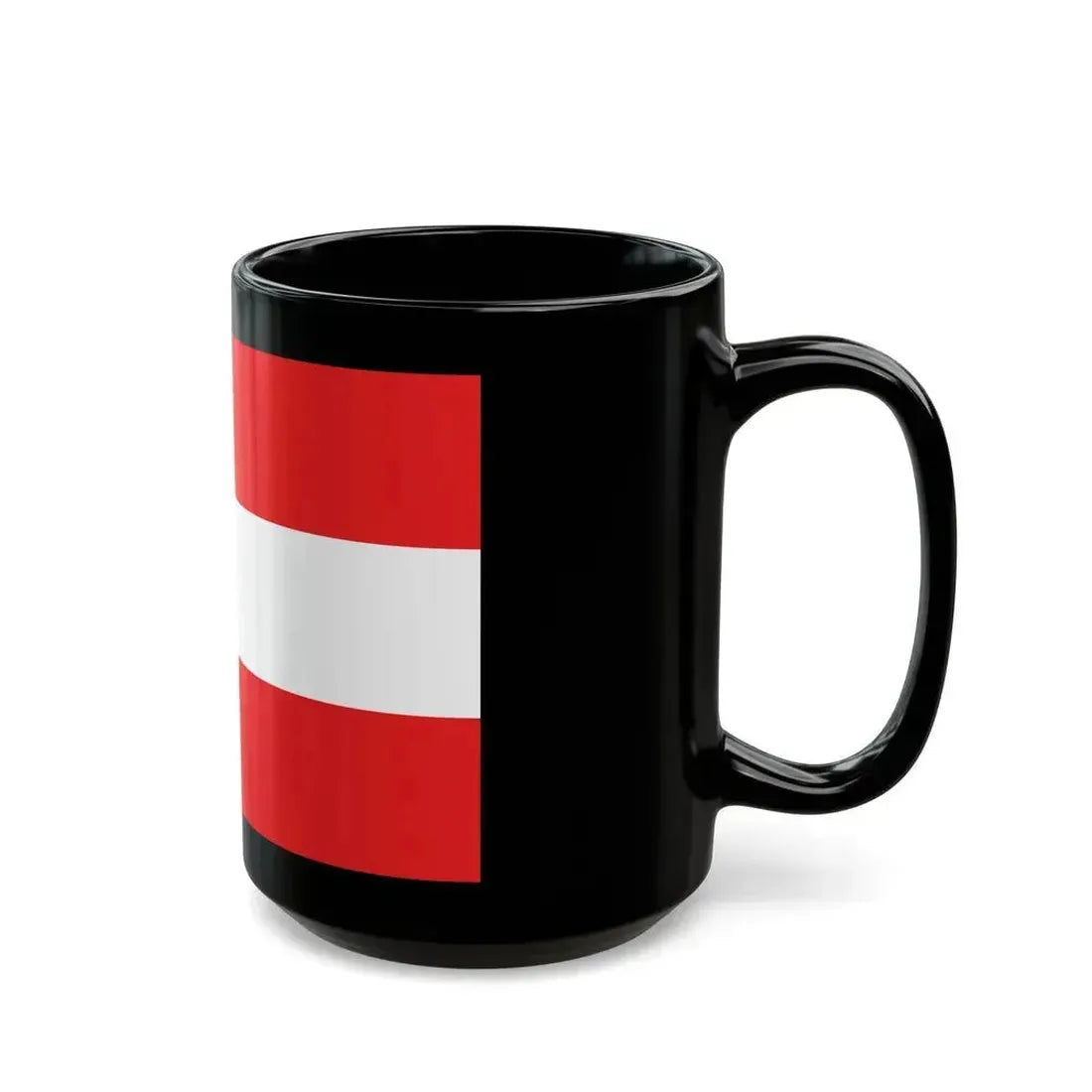 Flag of Leiden The Holland city of the oldest Dutch university Leiden University and Birthplace of Rembrandt Rembrandt Netherlands - Black Coffee Mug - Go Mug Yourself