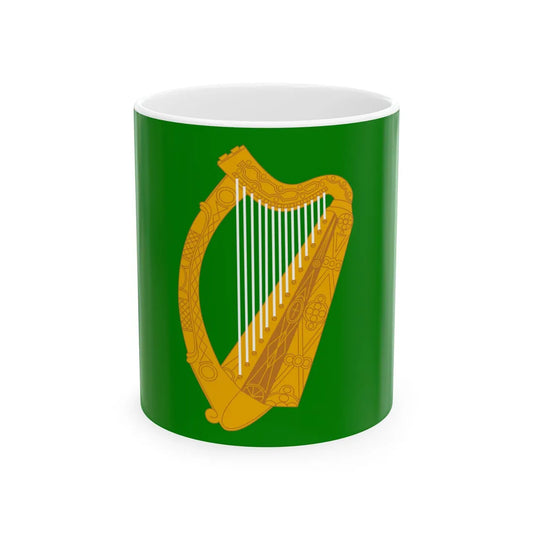 Flag of Leinster bright (Ireland) White Coffee Mug 11oz - Go Mug Yourself