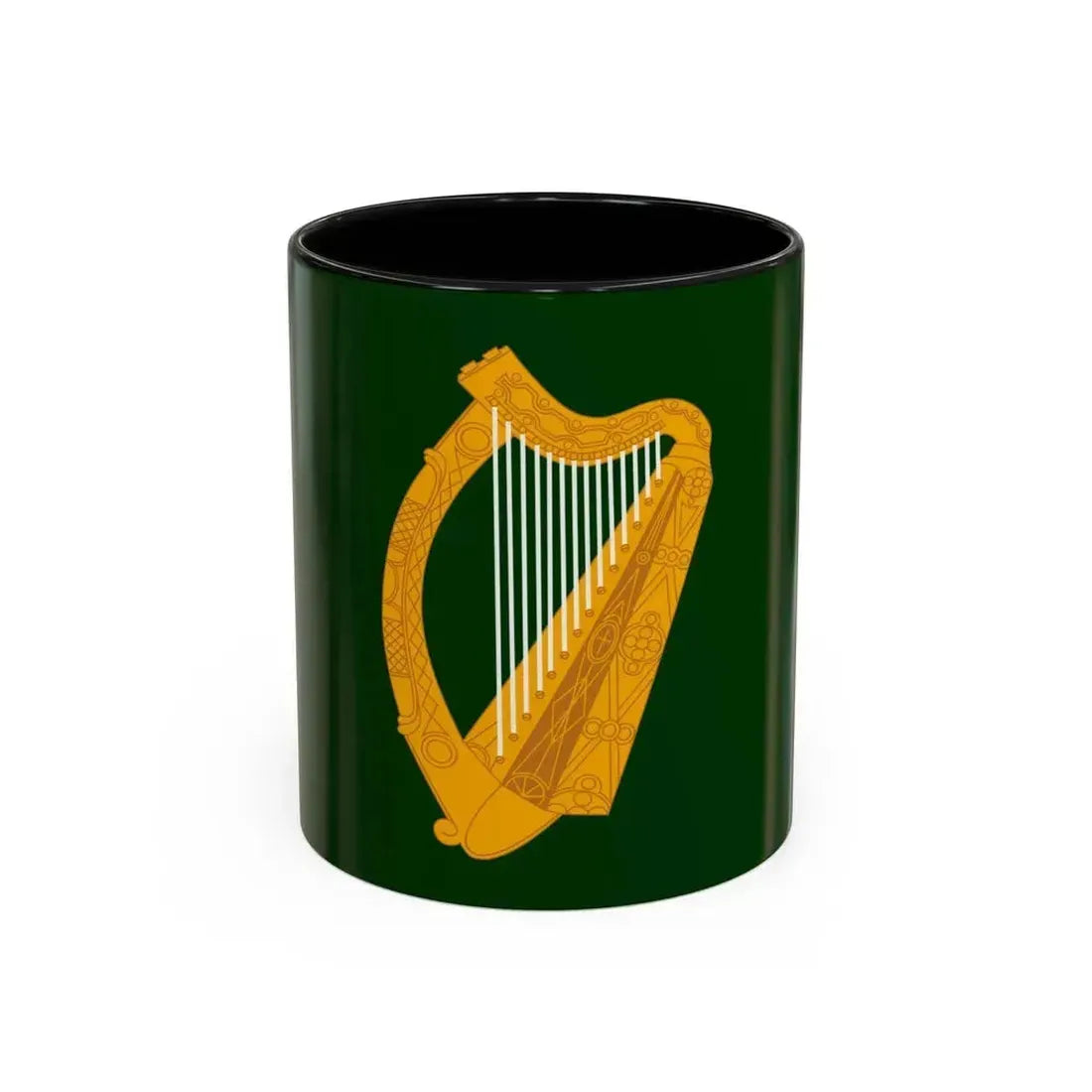 Flag of Leinster Ireland - Accent Coffee Mug 11oz Black - Go Mug Yourself