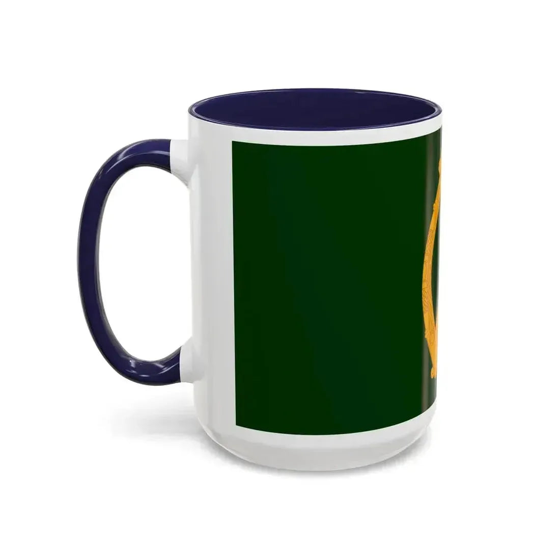 Flag of Leinster Ireland - Accent Coffee Mug - Go Mug Yourself