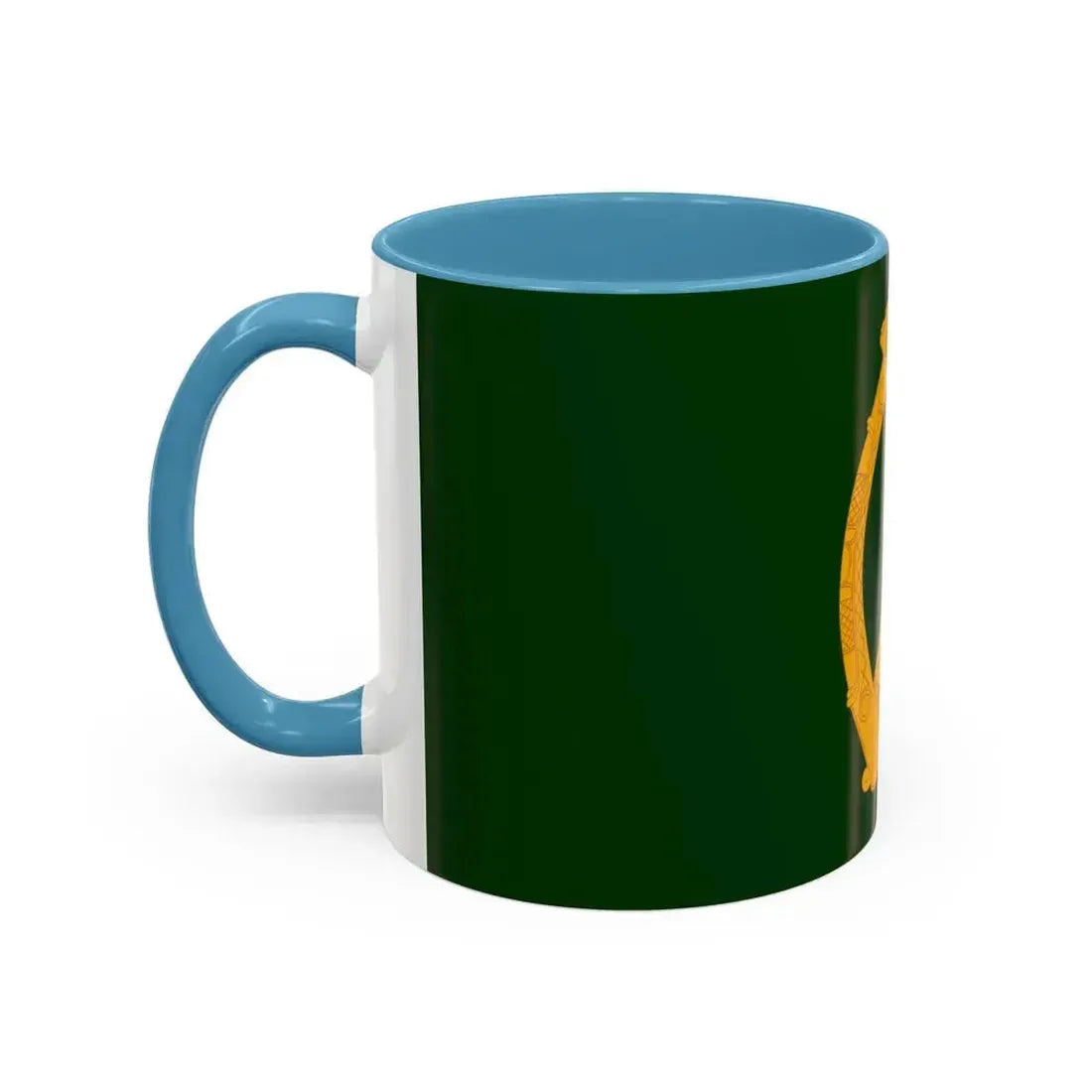 Flag of Leinster Ireland - Accent Coffee Mug - Go Mug Yourself