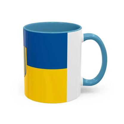Flag of Leipzig 2 Germany - Accent Coffee Mug - Go Mug Yourself
