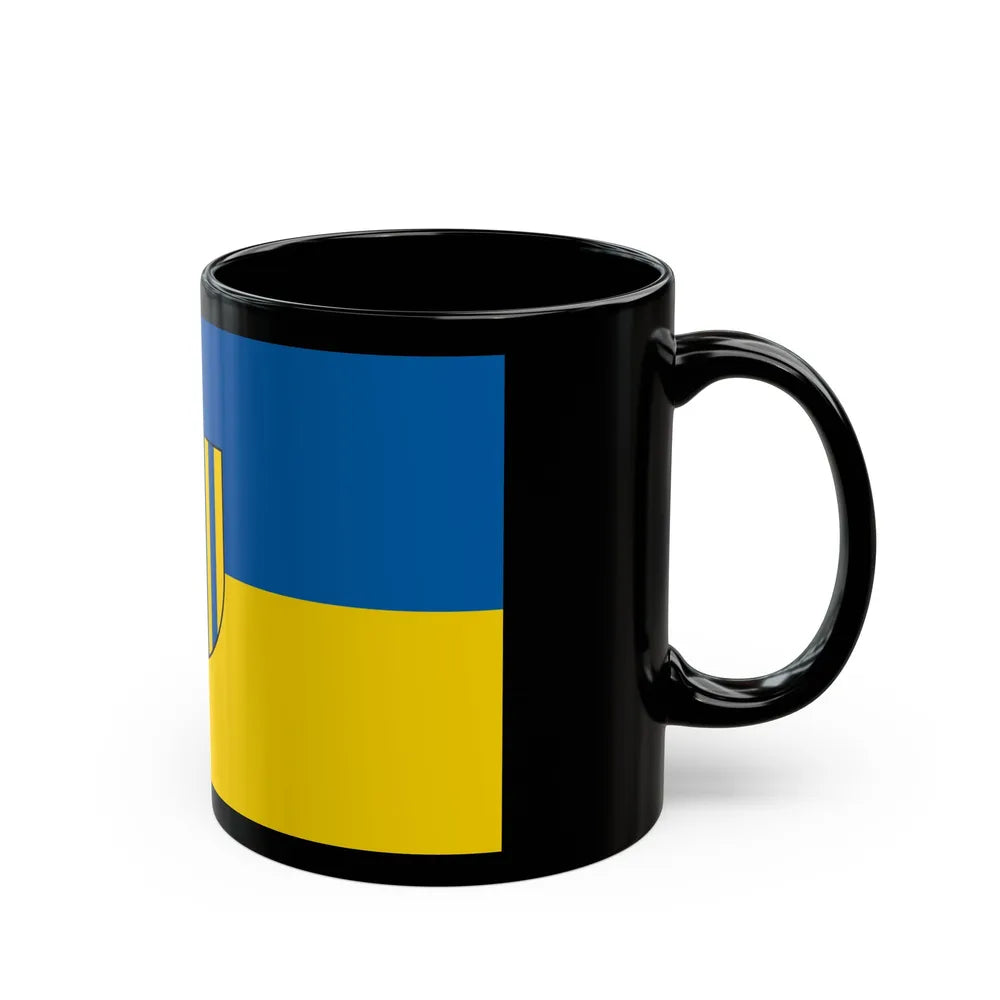 Flag of Leipzig 2 Germany - Black Coffee Mug-Go Mug Yourself