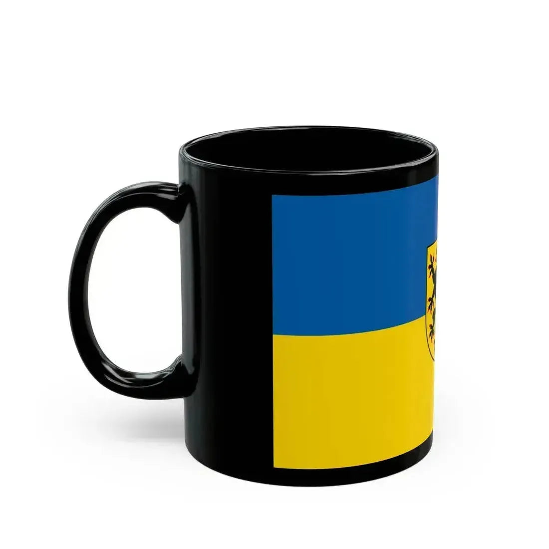 Flag of Leipzig 2 Germany - Black Coffee Mug - Go Mug Yourself