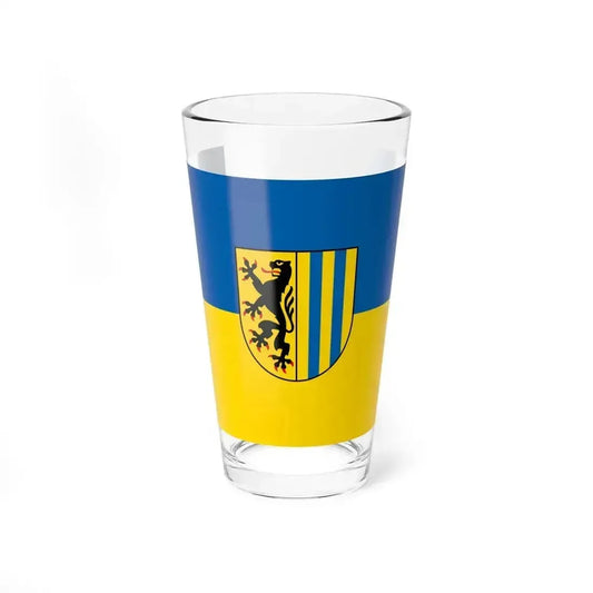 Flag of Leipzig 2 Germany - Pint Glass 16oz 16oz - Go Mug Yourself