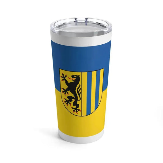 Flag of Leipzig 2 Germany - Tumbler 20oz 20oz - Go Mug Yourself