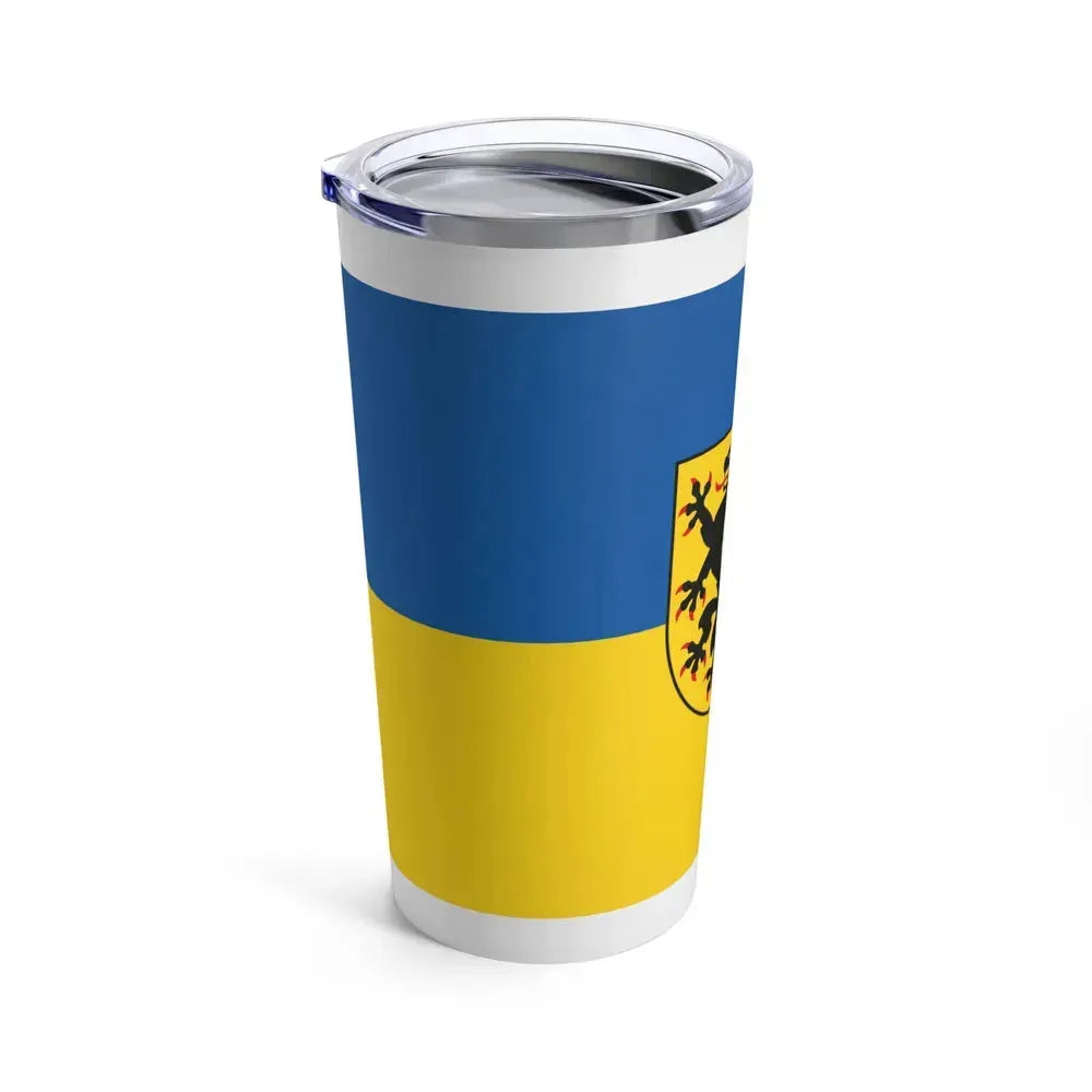 Flag of Leipzig 2 Germany - Tumbler 20oz - Go Mug Yourself