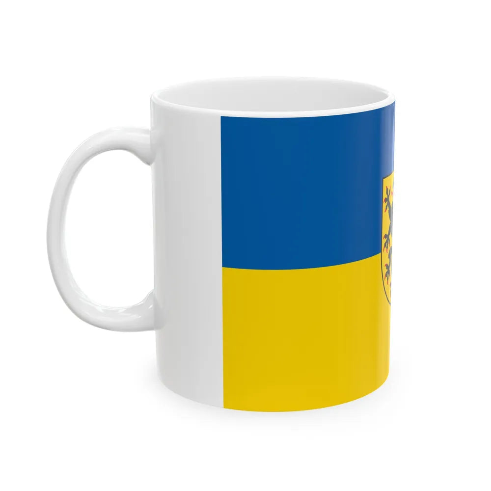 Flag of Leipzig 2 Germany - White Coffee Mug-Go Mug Yourself