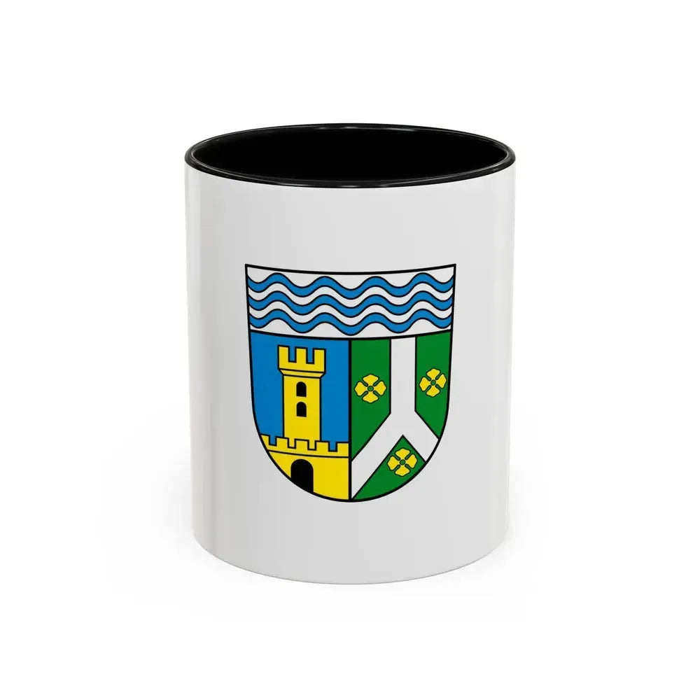 Flag of Leipzig Germany - Accent Coffee Mug 11oz Black - Go Mug Yourself