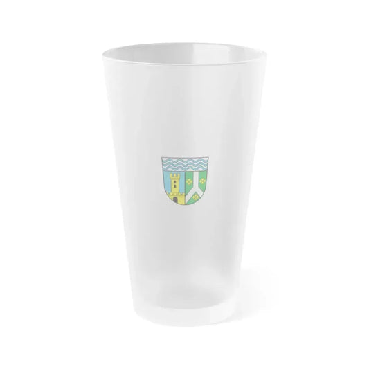 Flag of Leipzig Germany - Frosted Pint Glass 16oz 16oz Frosted - Go Mug Yourself