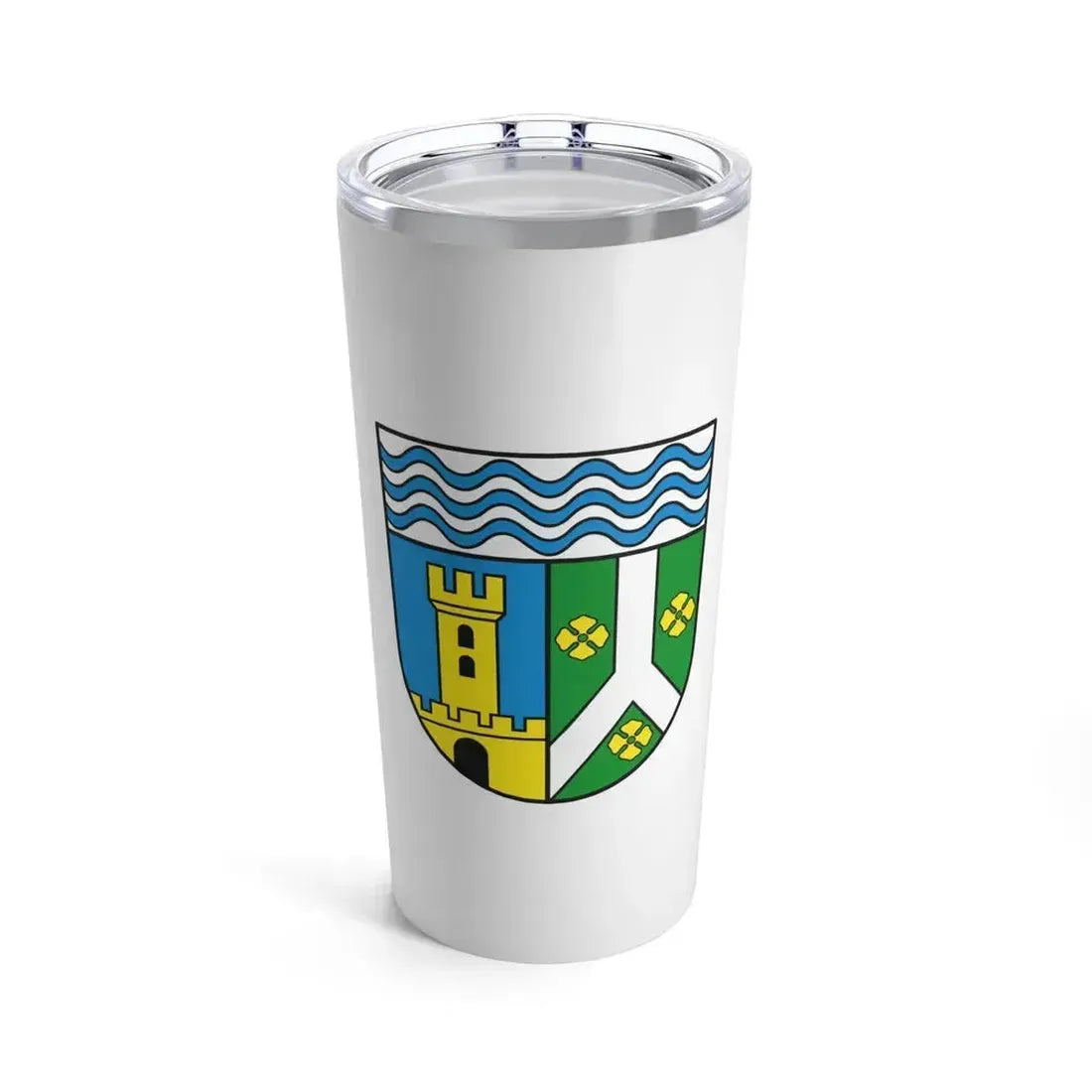 Flag of Leipzig Germany - Tumbler 20oz 20oz - Go Mug Yourself