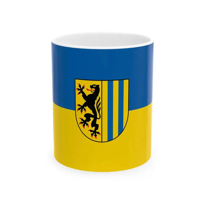 Flag of Leipzig (Germany) White Coffee Mug 11oz - Go Mug Yourself