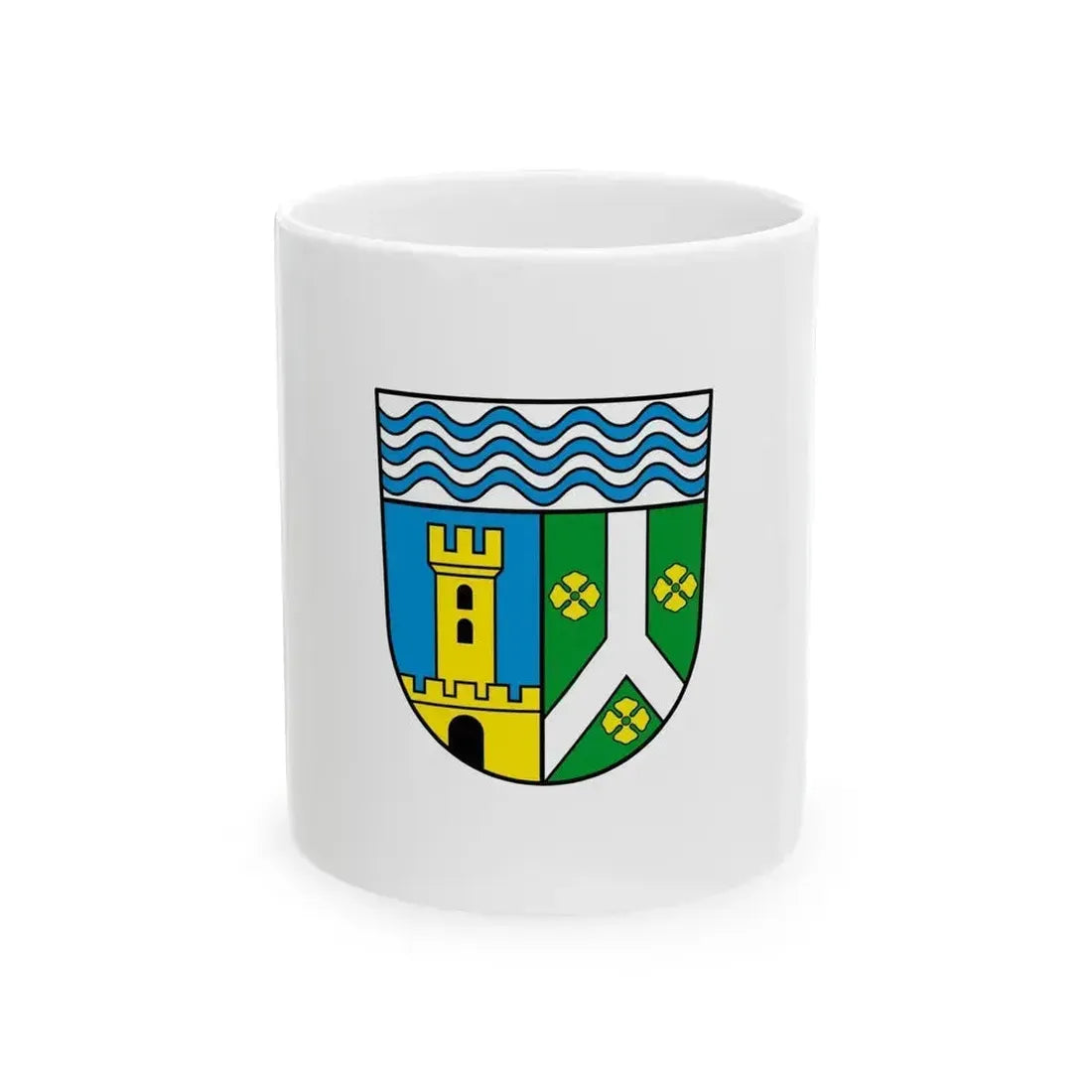 Flag of Leipzig Germany - White Coffee Mug 11oz - Go Mug Yourself