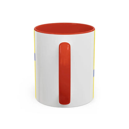 Flag of Lelystad the capital of the province of Flevoland Netherlands - Accent Coffee Mug - Go Mug Yourself