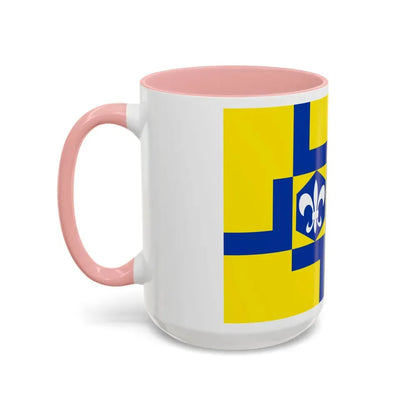 Flag of Lelystad the capital of the province of Flevoland Netherlands - Accent Coffee Mug - Go Mug Yourself