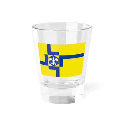 Flag of Lelystad the capital of the province of Flevoland Netherlands - Shot Glass 1.5oz 1.5oz - Go Mug Yourself