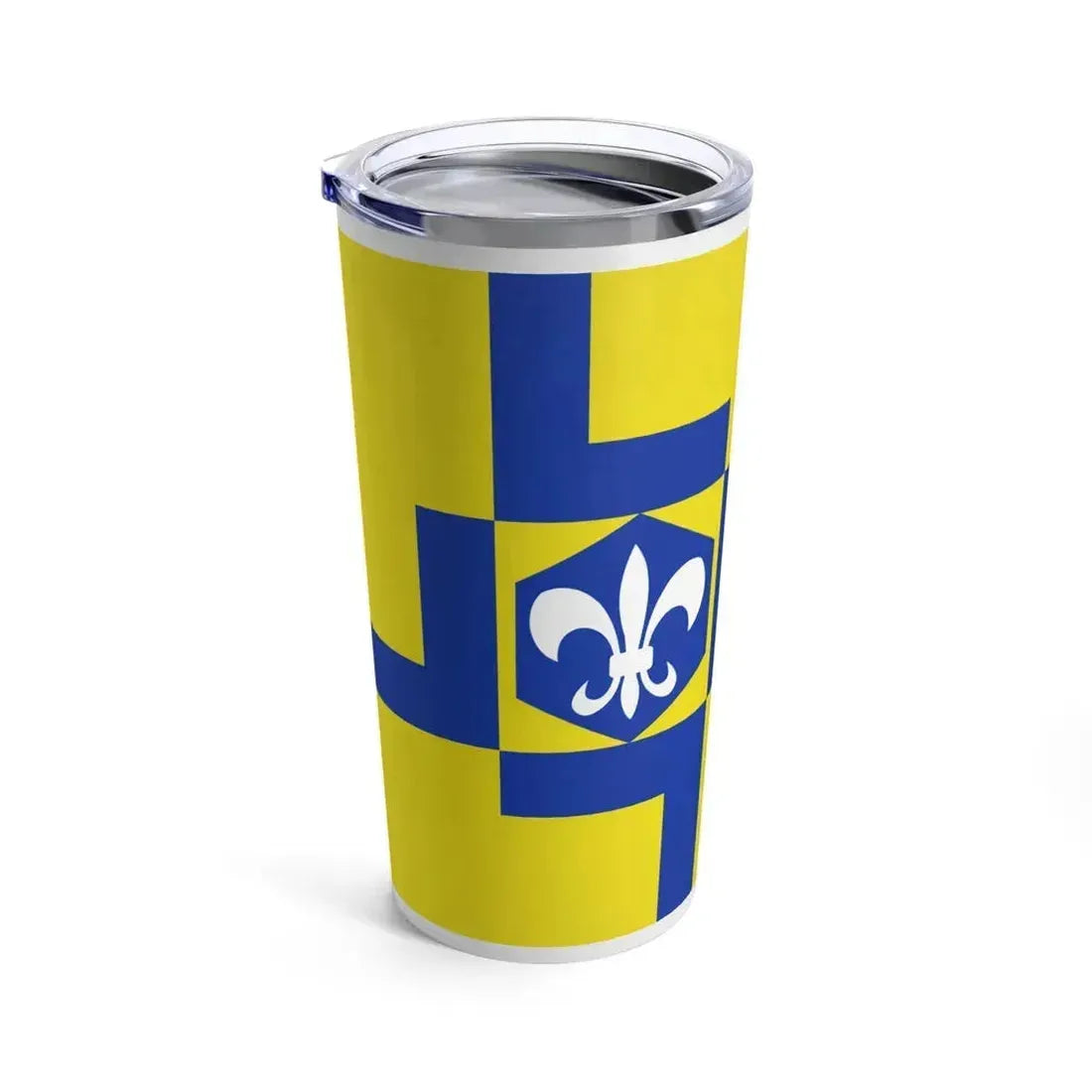 Flag of Lelystad the capital of the province of Flevoland Netherlands - Tumbler 20oz - Go Mug Yourself