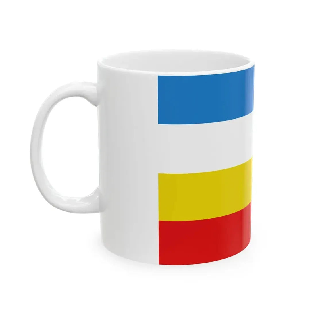 Flag of Lendelede (Belgium) White Coffee Mug - Go Mug Yourself