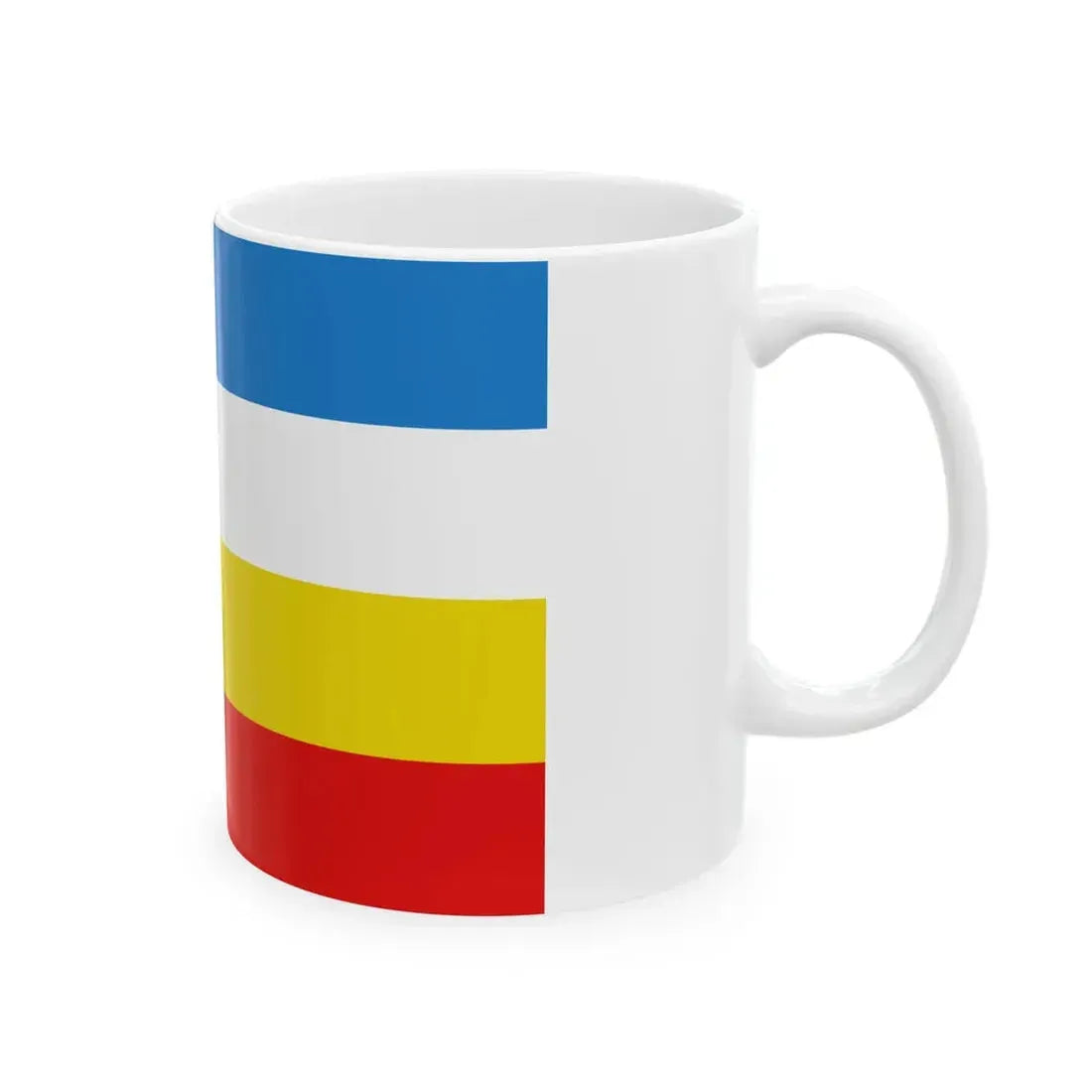 Flag of Lendelede (Belgium) White Coffee Mug - Go Mug Yourself