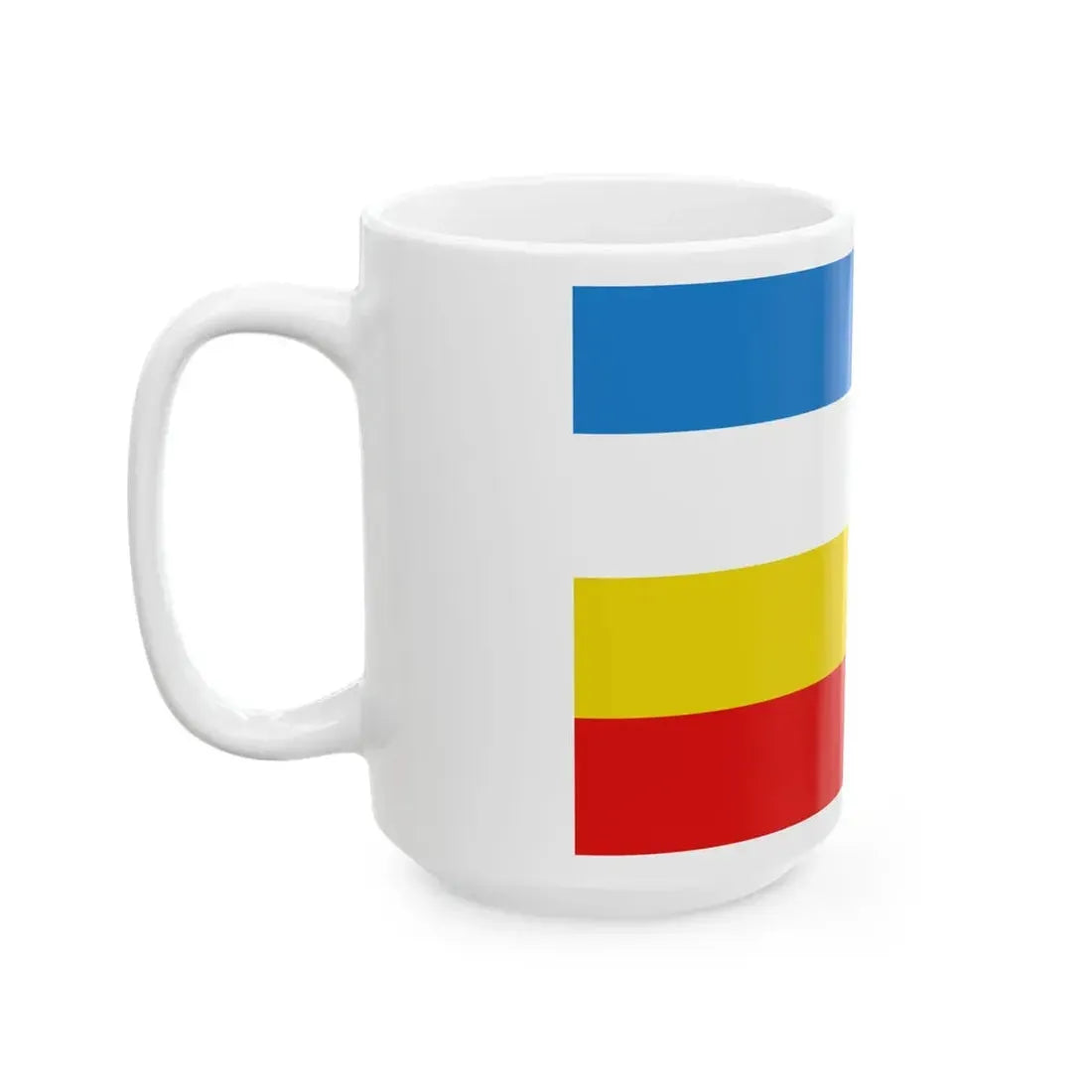 Flag of Lendelede (Belgium) White Coffee Mug - Go Mug Yourself