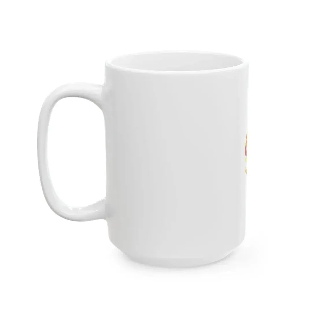 Flag of Lendvajakabfa vertical (Hungary) White Coffee Mug - Go Mug Yourself
