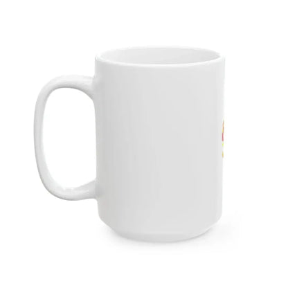 Flag of Lendvajakabfa vertical (Hungary) White Coffee Mug - Go Mug Yourself