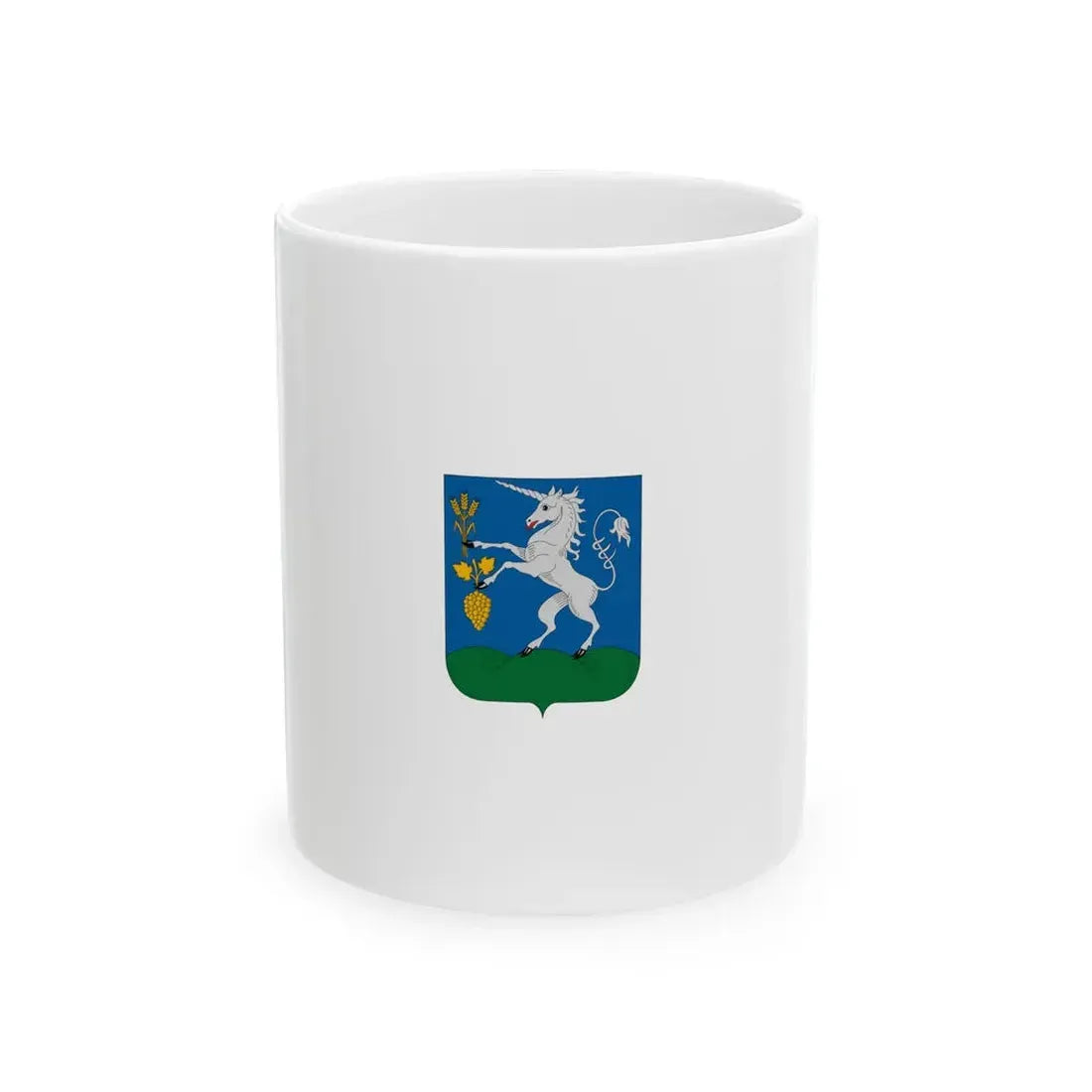 Flag of Lengyeltoti vertical (Hungary) White Coffee Mug 11oz - Go Mug Yourself