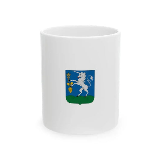 Flag of Lengyeltoti vertical (Hungary) White Coffee Mug 11oz - Go Mug Yourself