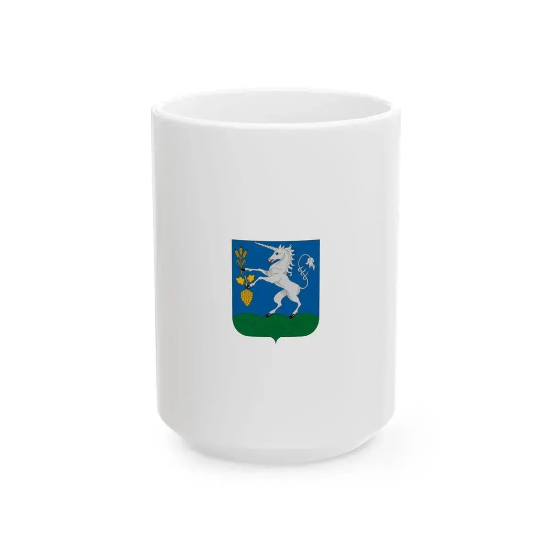 Flag of Lengyeltoti vertical (Hungary) White Coffee Mug 15oz - Go Mug Yourself