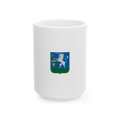 Flag of Lengyeltoti vertical (Hungary) White Coffee Mug 15oz - Go Mug Yourself