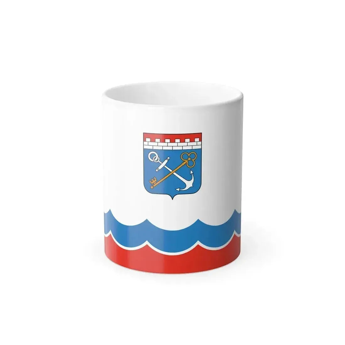 Flag of Leningrad Oblast Russia - Color Changing Coffee Mug 11oz - Go Mug Yourself