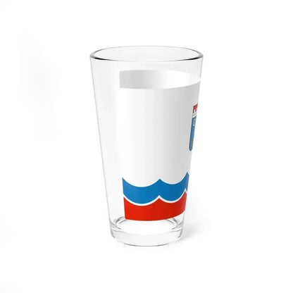 Flag of Leningrad Oblast Russia - Pint Glass 16oz - Go Mug Yourself