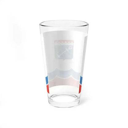 Flag of Leningrad Oblast Russia - Pint Glass 16oz - Go Mug Yourself