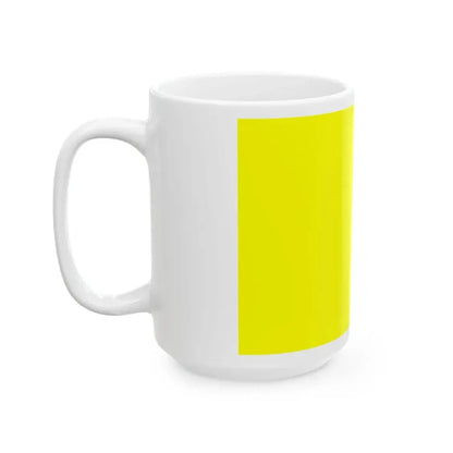 Flag of Lens Pas-de-Calais (France) White Coffee Mug - Go Mug Yourself