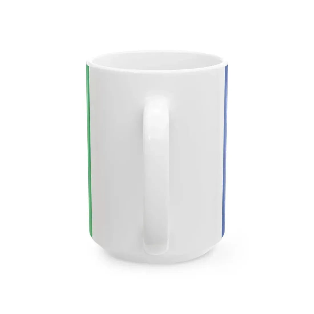 Flag of Lentekhi Municipality (Georgia) White Coffee Mug - Go Mug Yourself