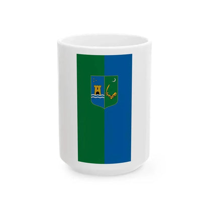Flag of Lenti (Hungary) White Coffee Mug 15oz - Go Mug Yourself