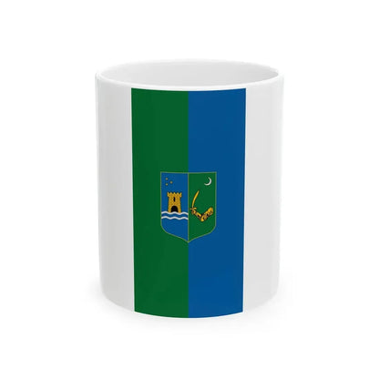Flag of Lenti variant (Hungary) White Coffee Mug 11oz - Go Mug Yourself